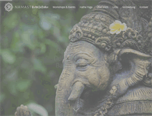 Tablet Screenshot of namaste-yoga.ch