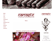 Tablet Screenshot of namaste-yoga.de